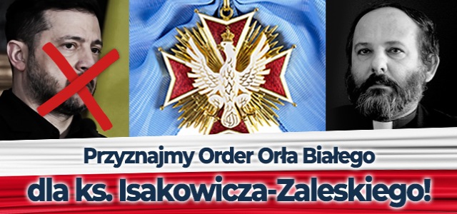 Emailing z petycją w sprawie orderu dla ks. Isakowicza-Zaleskiego